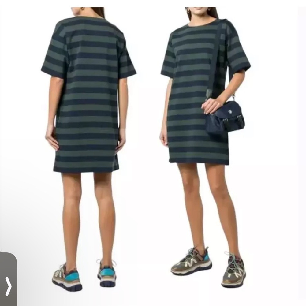 Tory Burch Striped Tee Dress Sz XL